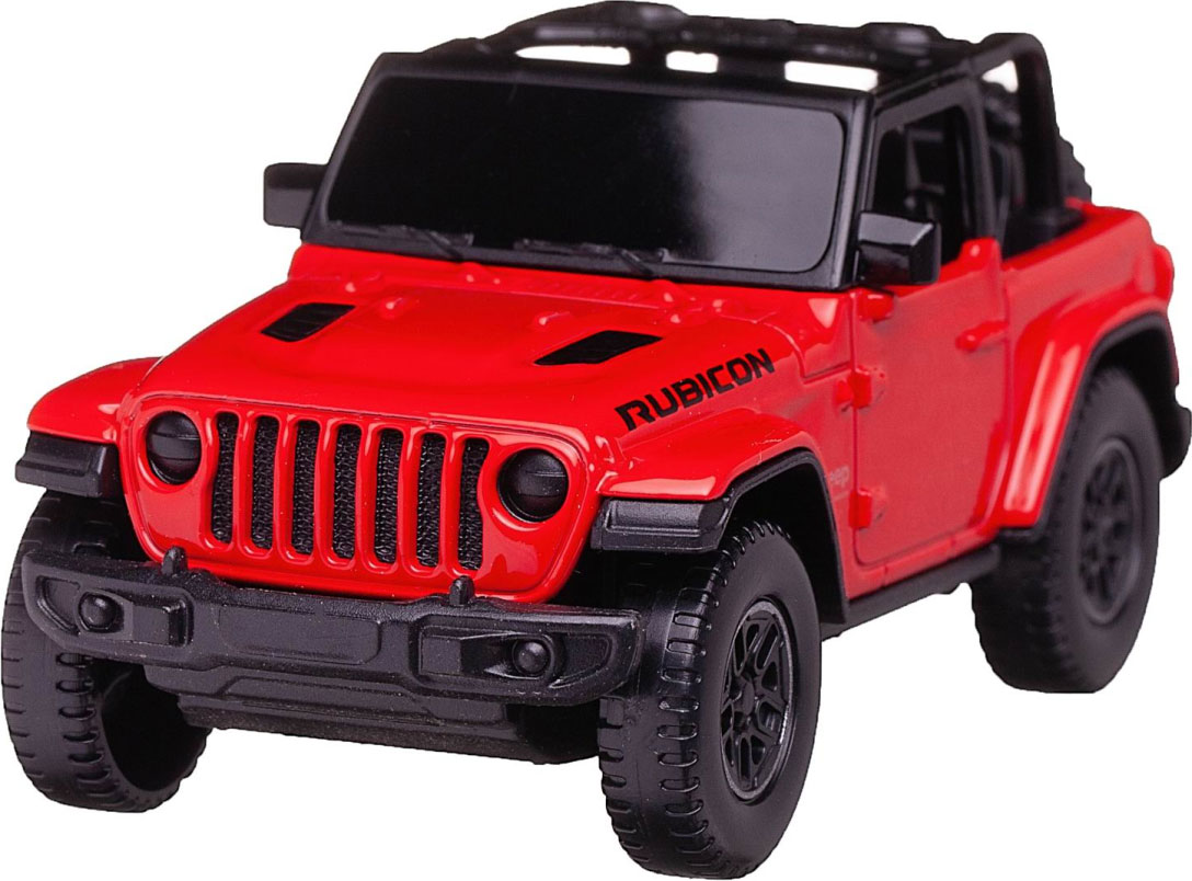 Машина металлическая Jeep Wrangler Rubicon, масштаб 1:43, красная купить в  Краснодаре в интернет-магазине LEMI KIDS