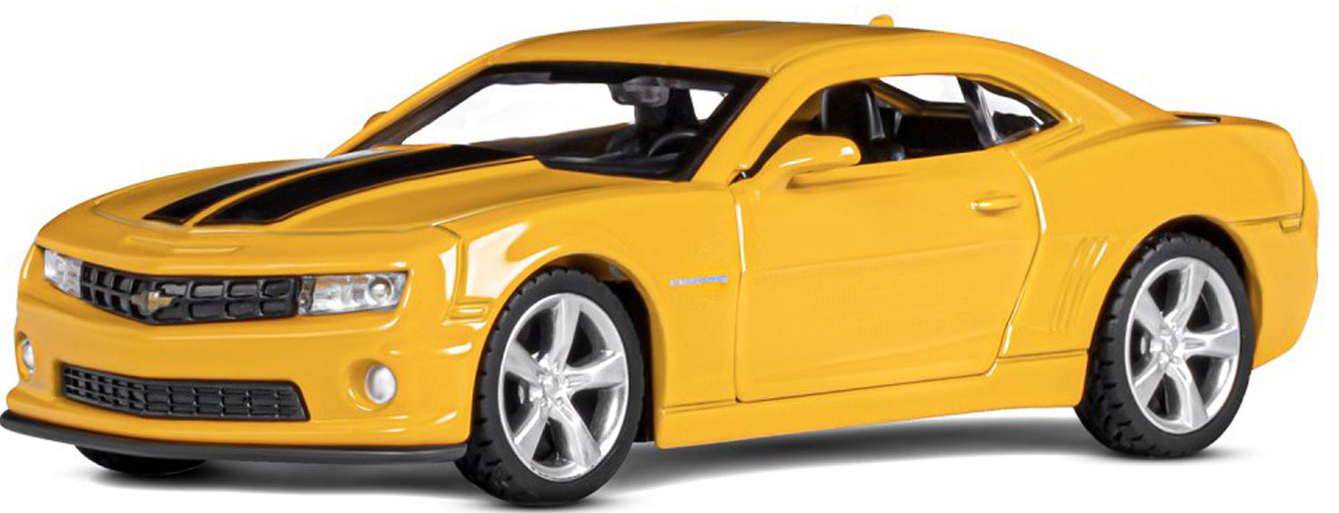 ТМ Автопанорама Машинка металлическая Chevrolet Camaro SS, жёлтая, 1:43  купить в Краснодаре в интернет-магазине LEMI KIDS