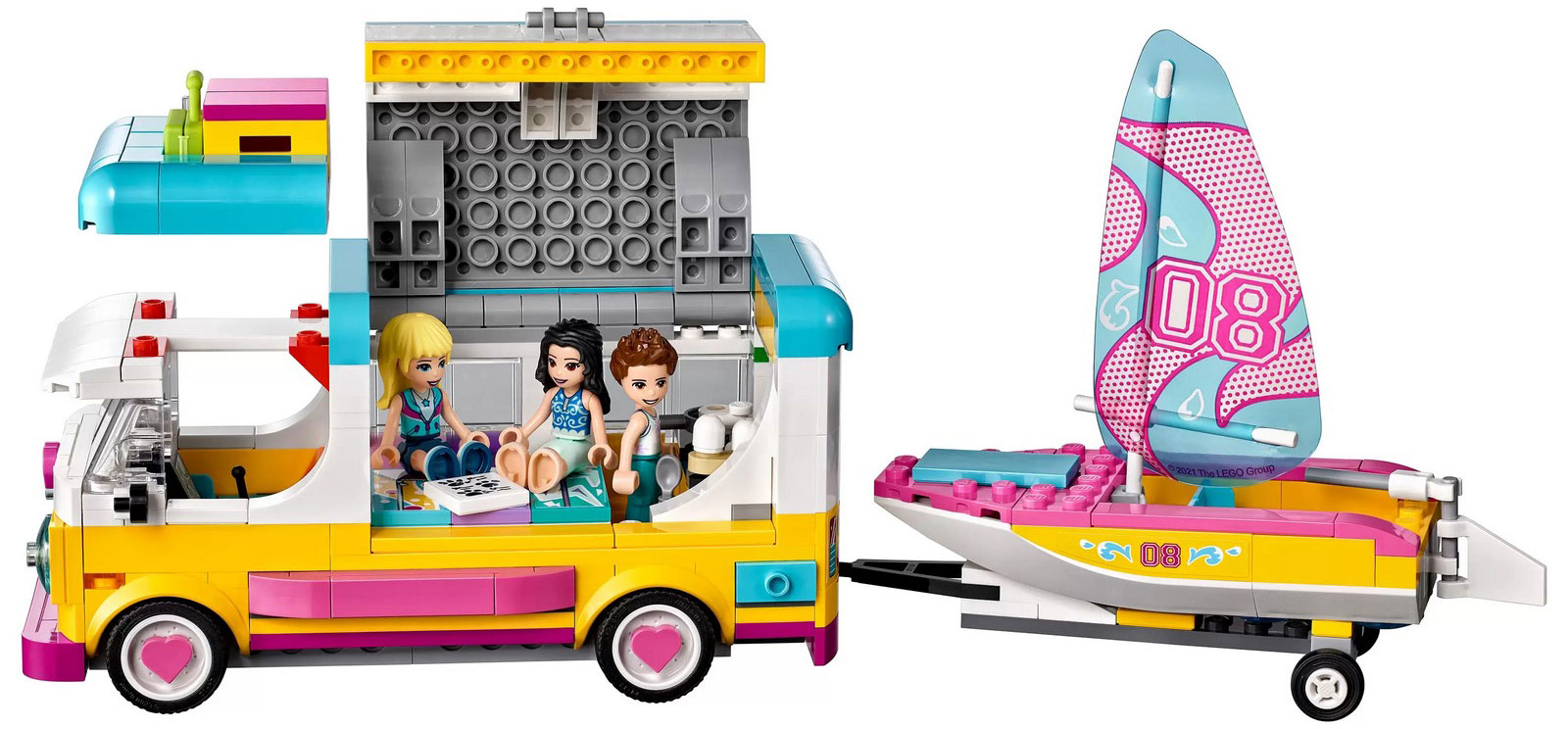 Конструктор Lego Friends Лесной дом на колёсах и парусная лодка 41681  купить в Краснодаре в интернет-магазине LEMI KIDS