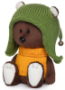 Мягкая игрушка Budi Basa Лесята Медведь Федот в шапочке и свитере 15 см