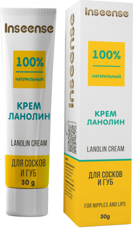 Крем Ланолин для сосков и губ Lanolin Cream Inseense, 30 гр