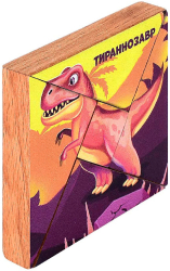 Магнитная головоломка по системе раннего развития Никитина ПК Лидер Тираннозавр