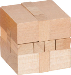 Головоломка деревянная Куб Delfbrick, 12 элементов